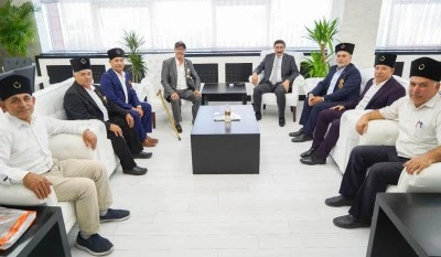 Kuvayi Milliye ve Mücahitler Derneğinden Rektör Akman'a ziyaret 
