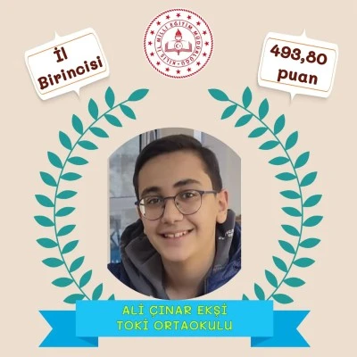 LGS Kilis Birincisi TOKİ Ortaokulundan 