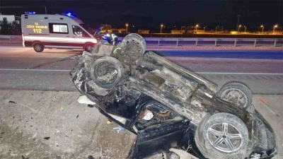 Lüks araçlar çarpıştı: 1 ölü, 2 yaralı 