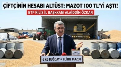 Mazot 100 TL&rsquo;yi Aştı! Kilis&rsquo;te &Ccedil;ift&ccedil;inin Hesabı Alt&uuml;st Oldu