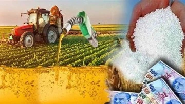 Mazot, gübre desteği hesaplarda