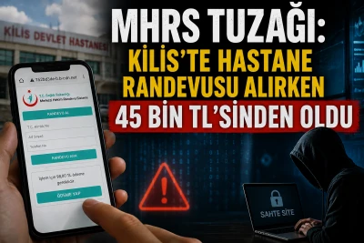 MHRS Tuzağı: Kilis&rsquo;te Hastane Randevusu Alırken 45 Bin TL&rsquo;sinden Oldu