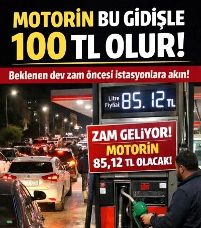 Motorin 100 TL&rsquo;ye Koşuyor