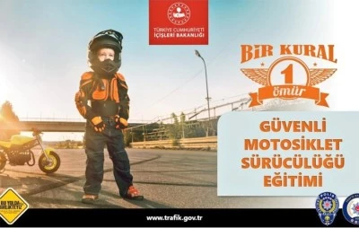 Motosiklet kazalarının arttığı Kilis’te güvenli motosiklet eğitimi