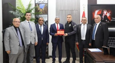 Muhtarlardan Polis Haftası ziyareti