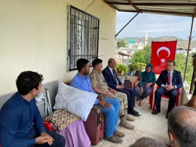 Musabeyli’de 15 Temmuz’da Şehit Ailelerine Vefa Ziyareti