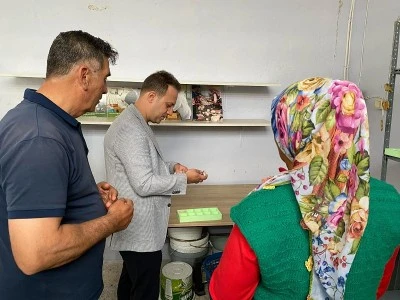 Musabeyli’de Üreten Kadınlara Destek Ziyareti