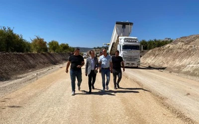 Musabeyli–Nurdağı yolu çalışmalarını yerinde inceledi
