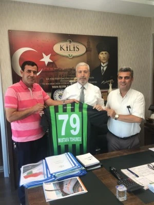 MUSTAFA TOHUMCU &quot;KİLİS BELEDİYESPOR'A DESTEĞİMİZ DEVAM EDECEK&quot;