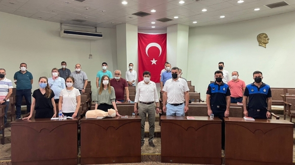 Nazilli Belediyesi personeline ilkyardım eğitimi verildi
