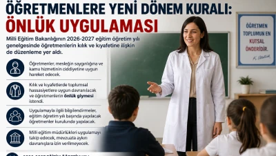 &Ouml;ğretmenlere yeni d&ouml;nem kuralı: &Ouml;nl&uuml;k uygulaması