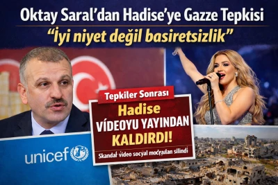 Oktay Saral&rsquo;dan Hadise&rsquo;ye Gazze Tepkisi