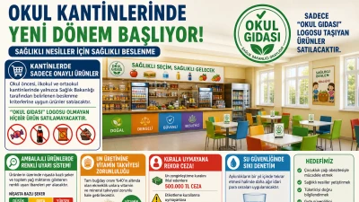 Okul kantinlerinde k&ouml;kl&uuml; değişiklik geliyor