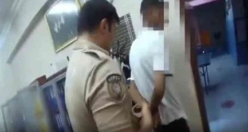 Okula giren hırsız, müdürün odasında yakalandı