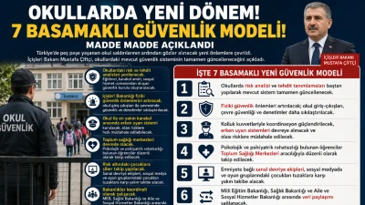 Okullarda Yeni D&ouml;nem: 7 Basamaklı G&uuml;venlik Modeli Devrede