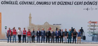 Öncüpınar’da Gönüllü Geri Dönüş Merkezine Vali Şahin’den Ziyaret