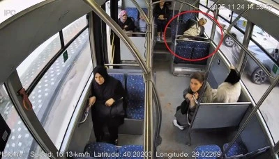 Otobüste fenalaşan yolcu için zamanla yarış