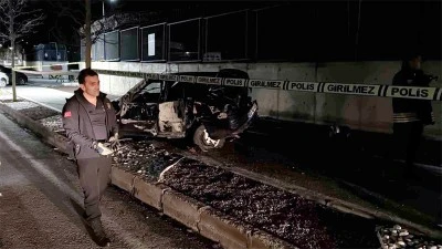 Otomobil ağaca çarptı, sürücüsü hayatını kaybetti