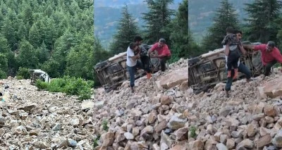 Otomobil, kontrolden çıkarak uçuruma yuvarlandı: 3 ölü, 1 yaralı 