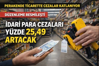Perakende ticarette cezalar artırıldı