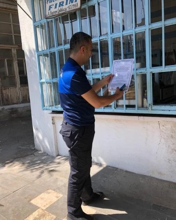 Pide fırınlarında fiyat listesi denetimi