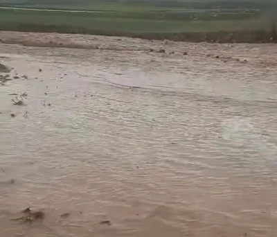 Polateli&rsquo;nde Yağış Sevinci