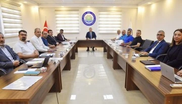 Polateli OSB toplantısı Vali Şahin başkanlığında yapıldı