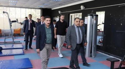 Rektör Akman, Spor Vadisi’nde incelemelerde bulundu