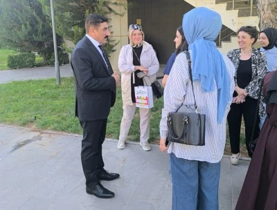 Rektör Akman, Üniversitede incelemelerde bulundu