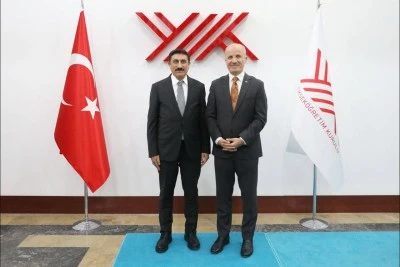 Rektör Akman, YÖK Başkanı Özvar ile görüştü