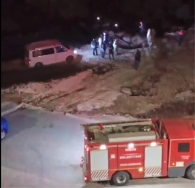 Resul Osman TOKİ’de araç takla attı