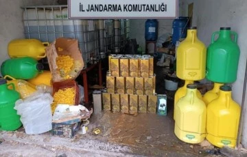 Sahte zeytinyağı imalathanesine baskını