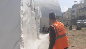 Salgın ve bulaşıcı hastalıkları önlemek için dezenfekte çalışmaları devam ediyor