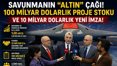 Savunma Sanayisinde Dev Sı&ccedil;rama: 100 Milyar Dolarlık Proje Stoku