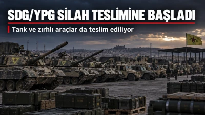 SDG/YPG Silah Teslimine Başladı