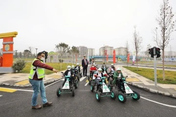 ŞEHİTKAMİL TRAFİK EĞİTİM PARK'IN DA EĞİTİMLER SÜRECEK