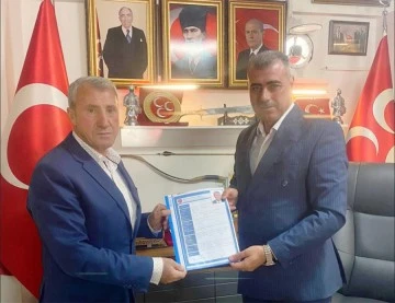 Şemsettin Çelebi İl Genel Meclisi üyeliği için MHP'den müracaatını yaptı