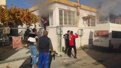 Ev yangını: 2 &ccedil;ocuk hayatını kaybetti