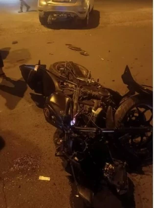 Silvan’da otomobil ile motosiklet çarpıştı: 1 yaralı