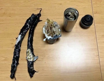 Sınırda kaçak altın ele geçirildi