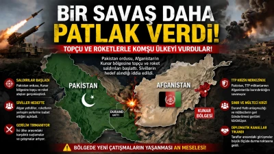 Sınırda Savaş Alarmı: Pakistan Afganistan&rsquo;ı Vurdu
