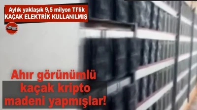 SKANDAL: Ahır görünümlü kaçak kripto madeni yapmışlar!