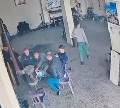 Sobaya d&ouml;k&uuml;len mazot bomba gibi patladı, &ccedil;ırak yaralandı