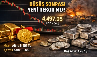 ŞOK ŞOK ŞOK Altın d&uuml;şmeye devam ediyor