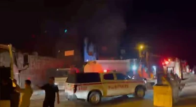 SON DAKİKA: Kilis Organize Sanayi B&ouml;lgesi'nde Yangın!