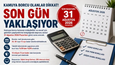 SSK ve Vergi Borcu Olanlar Dikkat: Son Başvuru 31 Ağustos