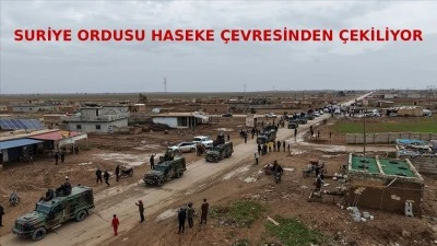Suriye ordusu Haseke &ccedil;evresinden &ccedil;ekilmeye başladı