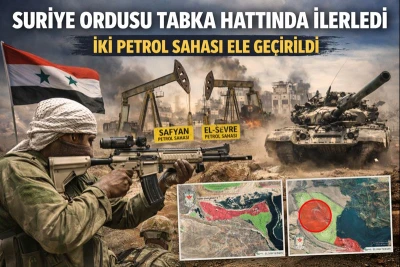 Suriye ordusu Tabka hattında ilerledi: İki petrol sahası ele ge&ccedil;irildi