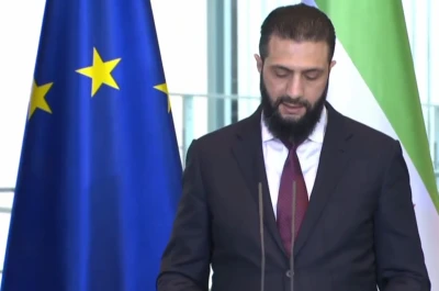 Suriyeli Lider eş-Şara Berlin'de: "Ter&ouml;rle M&uuml;cadele En B&uuml;y&uuml;k &Ouml;nceliğimiz"