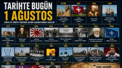 Tarihte Bug&uuml;n: 1 Ağustos